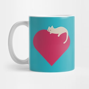 Heart and Cat <3 Mug